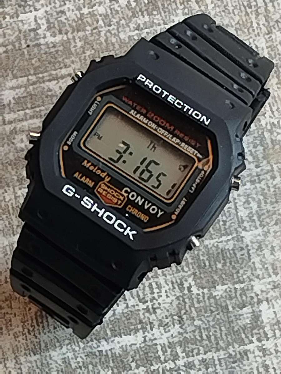MENS VINTAGE CONVOY G-SHOCK DIGITAL WATCH IN EXCELLENT WORKING CONDITION