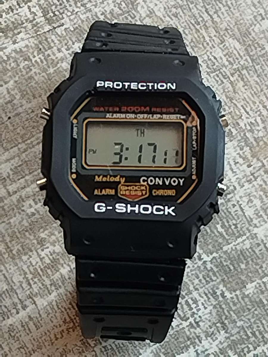 MENS VINTAGE CONVOY G-SHOCK DIGITAL WATCH IN EXCELLENT WORKING CONDITION