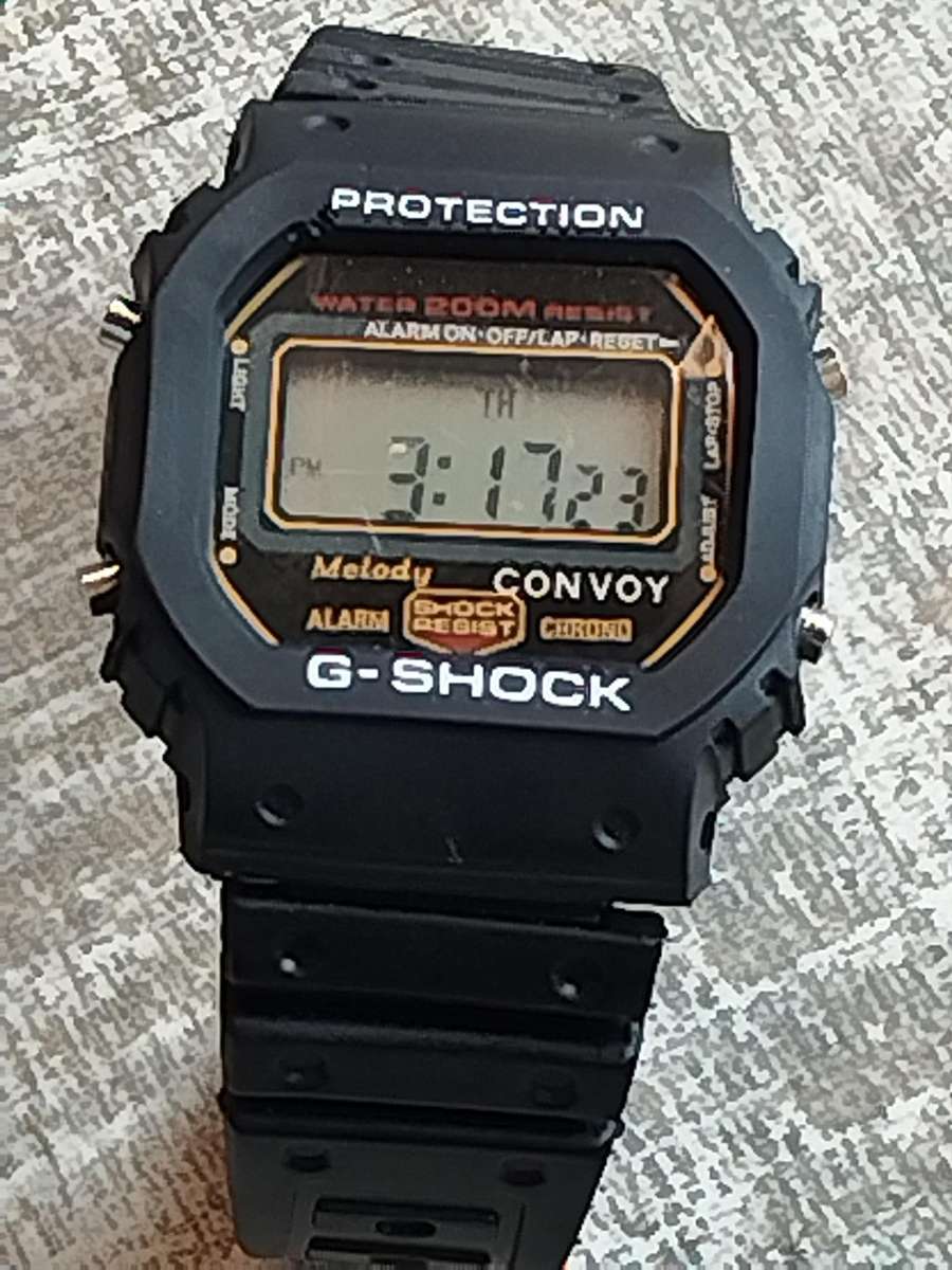 MENS VINTAGE CONVOY G-SHOCK DIGITAL WATCH IN EXCELLENT WORKING CONDITION