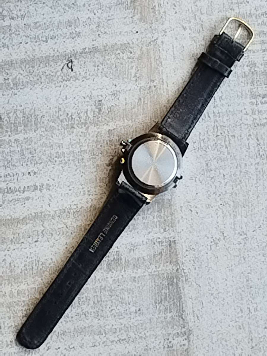 MENS STEEL BIKERBOY TRUE WEST WATCH IN EXCELLENT WORKING CONDITION