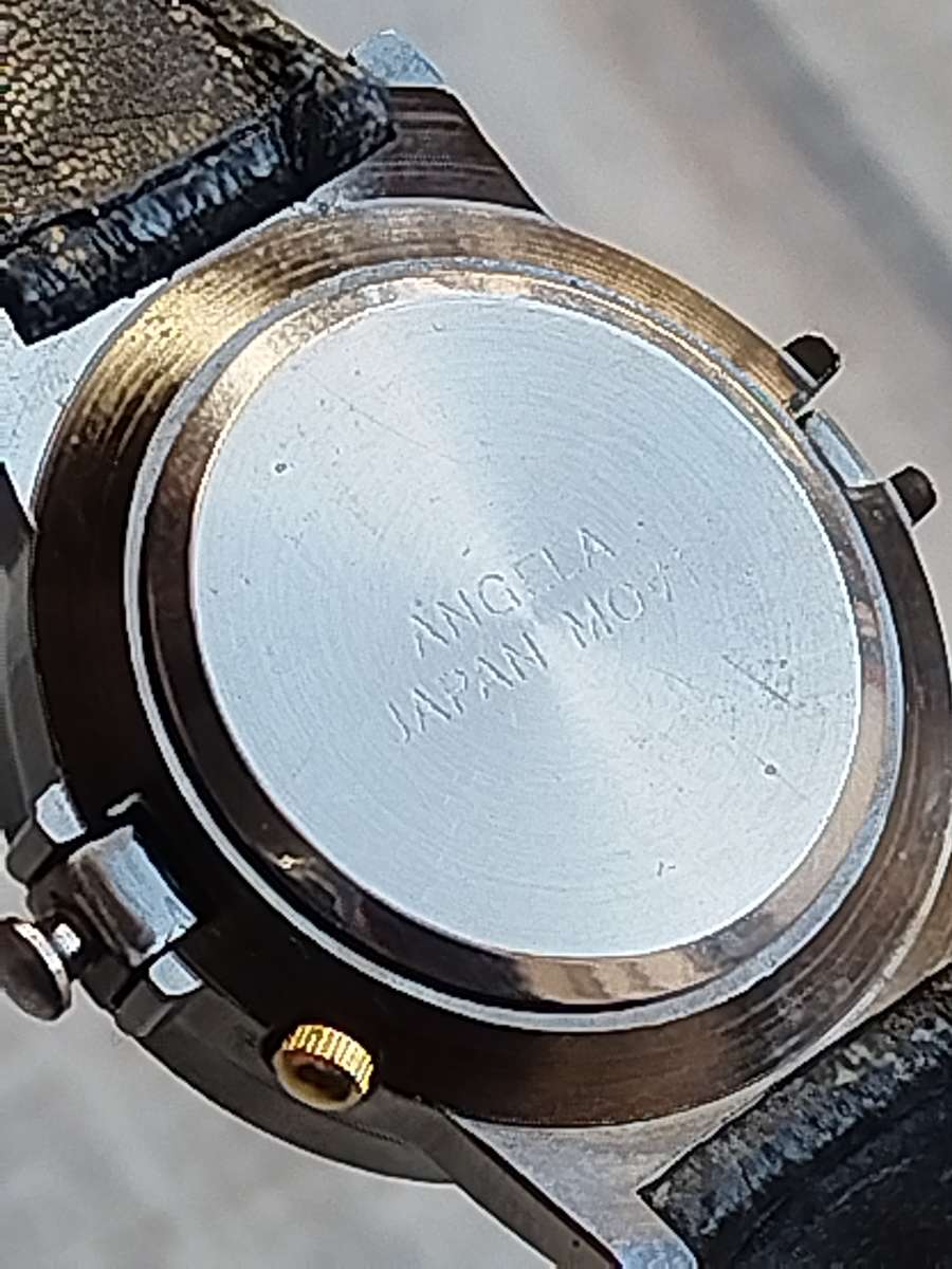 MENS STEEL BIKERBOY TRUE WEST WATCH IN EXCELLENT WORKING CONDITION