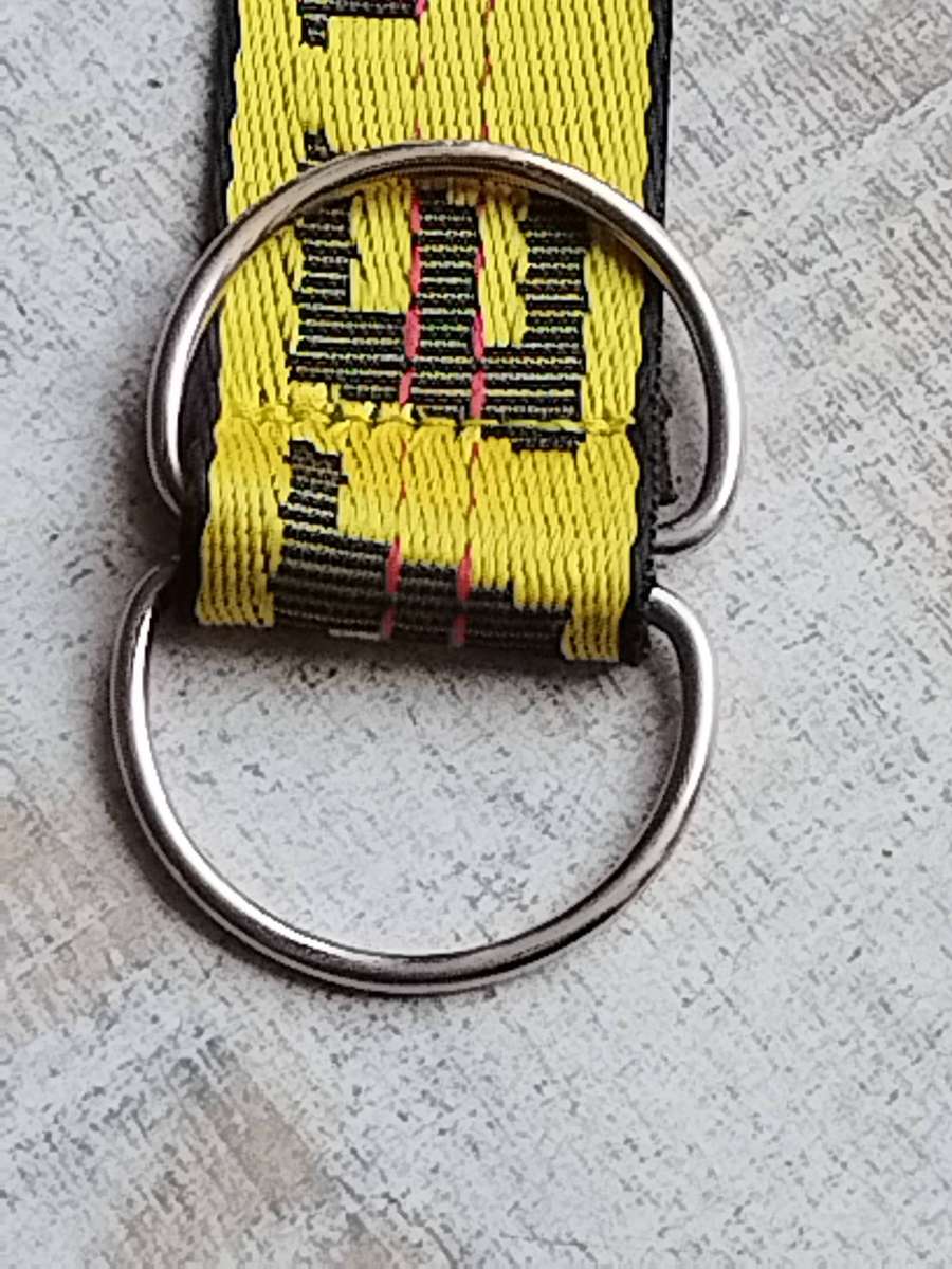 Men's Off-White Yellow and Black Fashion Belt