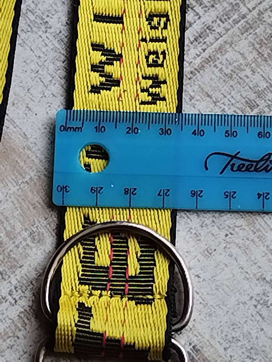 Men's Off-White Yellow and Black Fashion Belt