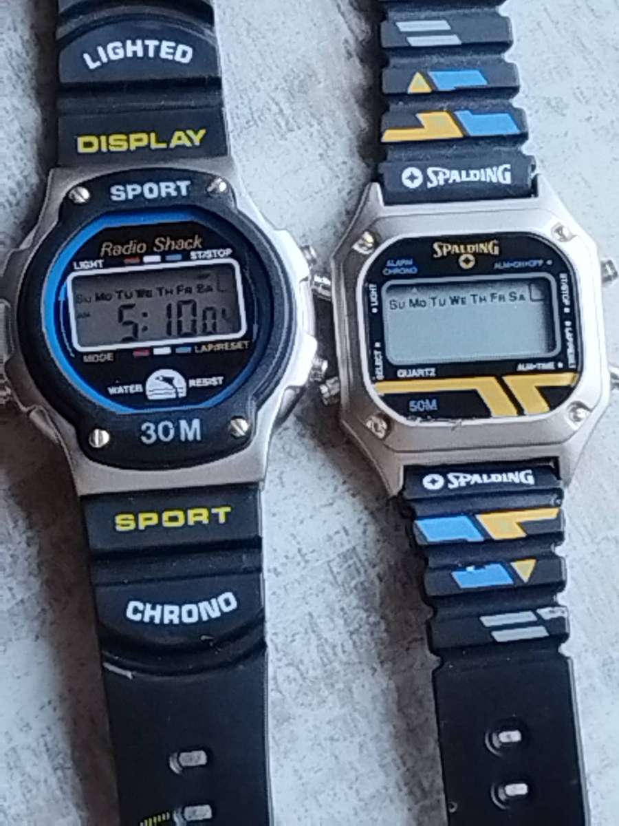 MENS DIGITAL WATCH COLLECTION - ALL UNTESTED SELLING FOR SPARES OR REPAIRS BIDDING FOR ALL 7 WATCHES