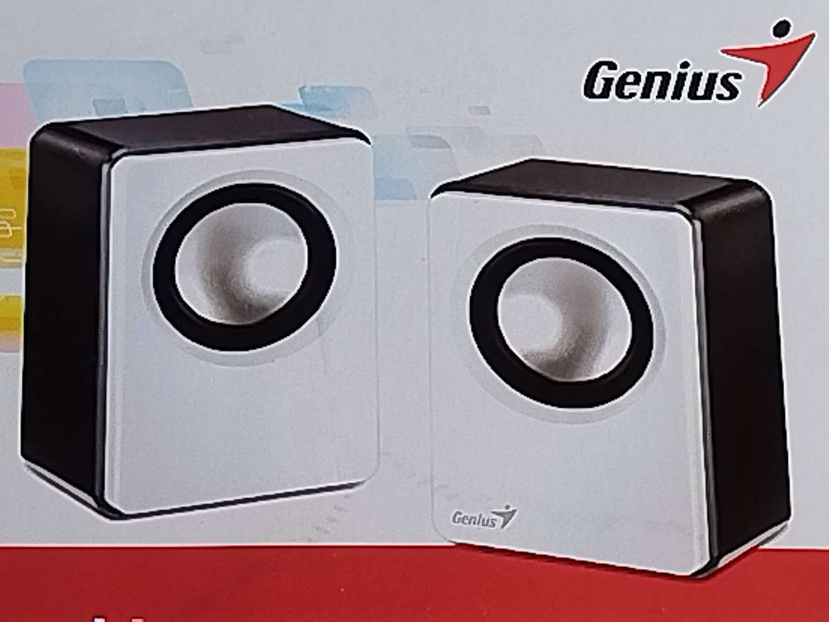 GENIUS SP-Q120 USB POWERED COMPUTER SPEAKERS - UNUSED STILL IN BOX