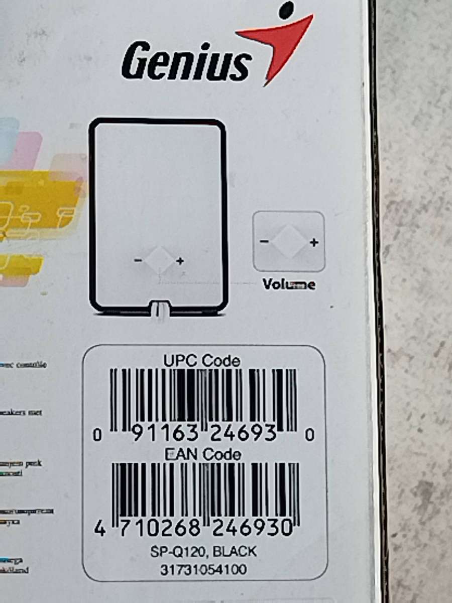 GENIUS SP-Q120 USB POWERED COMPUTER SPEAKERS - UNUSED STILL IN BOX