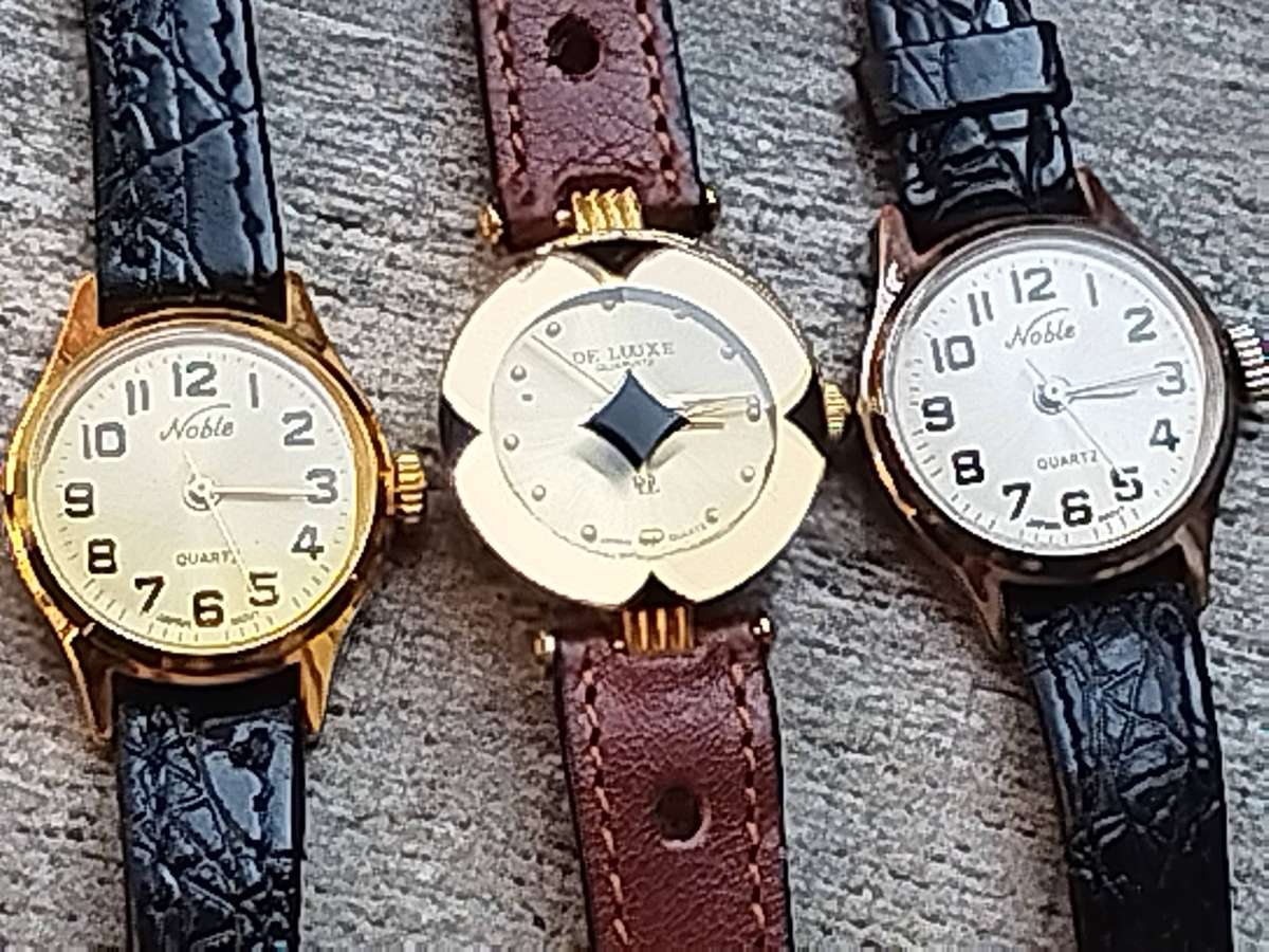 LADIES WATCH COLLECTION ALL IN EXCELLENT WORKING CONDITION - BIDDING FOR ALL 3 WATCHES