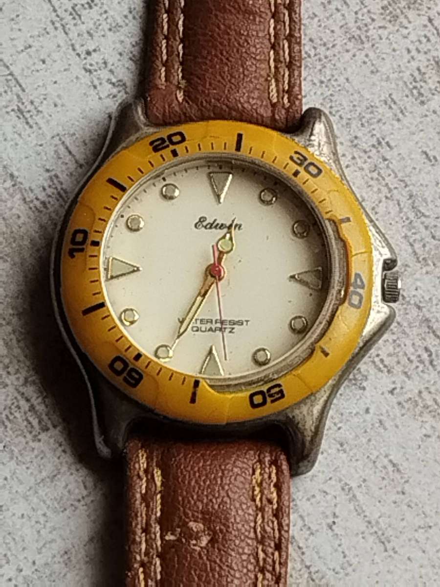 MENS EDWIN SPORTS WATCH IN EXCELLENT WORKING CONDITION