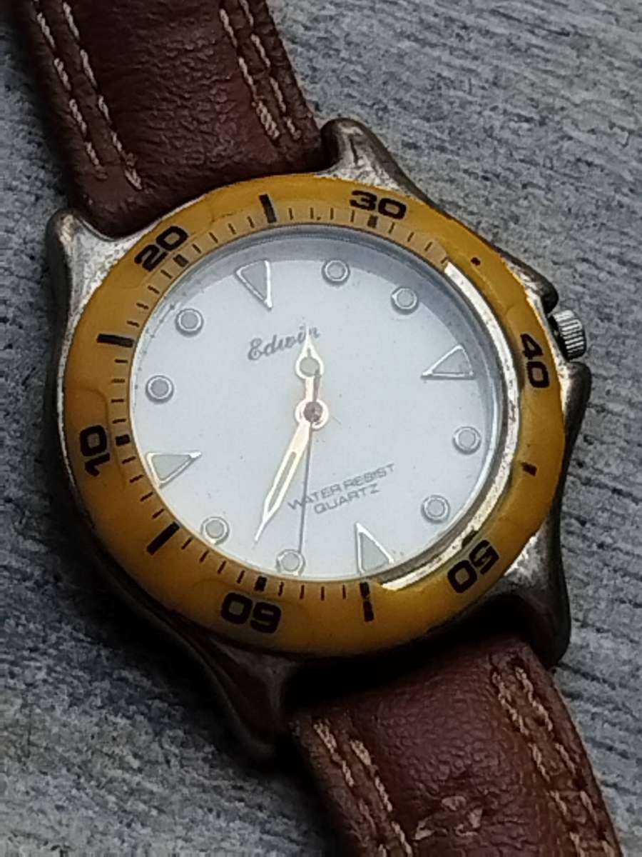 MENS EDWIN SPORTS WATCH IN EXCELLENT WORKING CONDITION