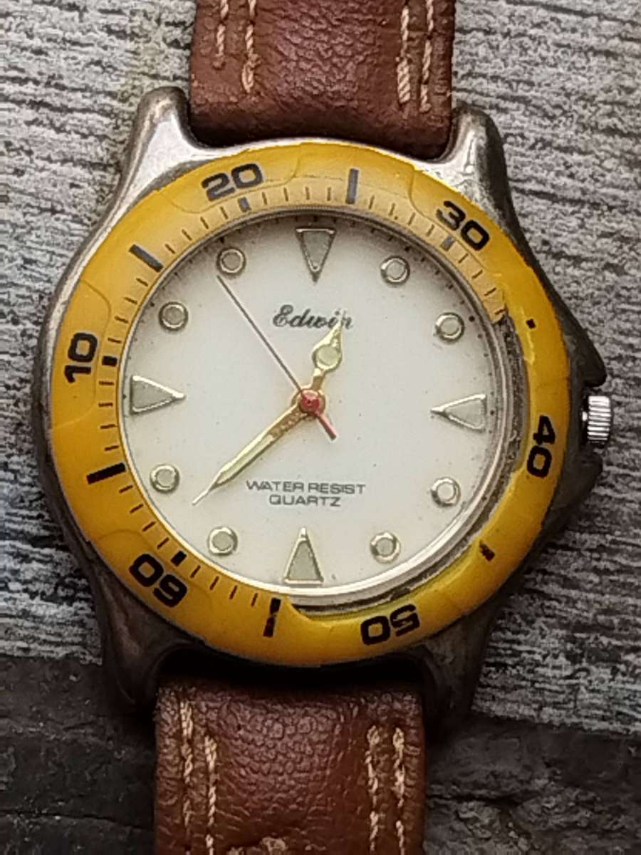 MENS EDWIN SPORTS WATCH IN EXCELLENT WORKING CONDITION
