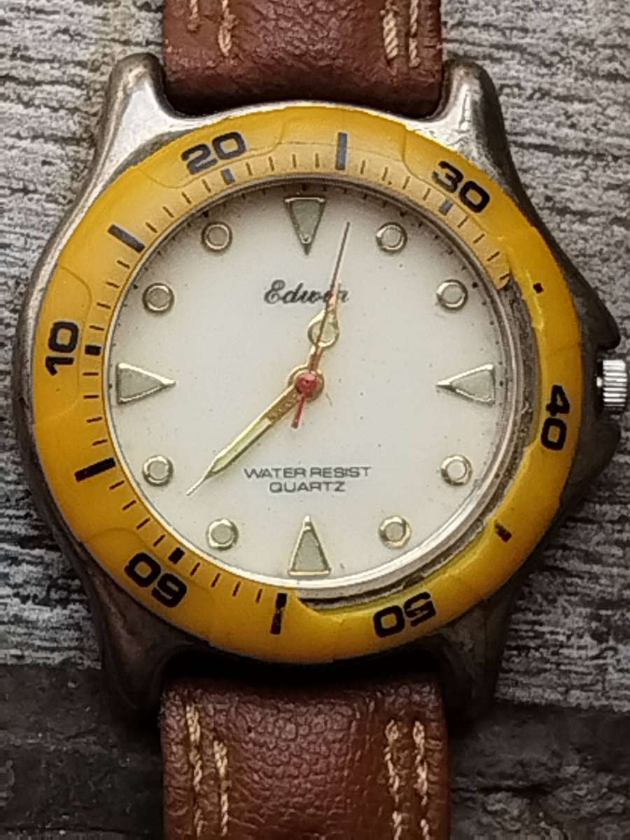 MENS EDWIN SPORTS WATCH IN EXCELLENT WORKING CONDITION