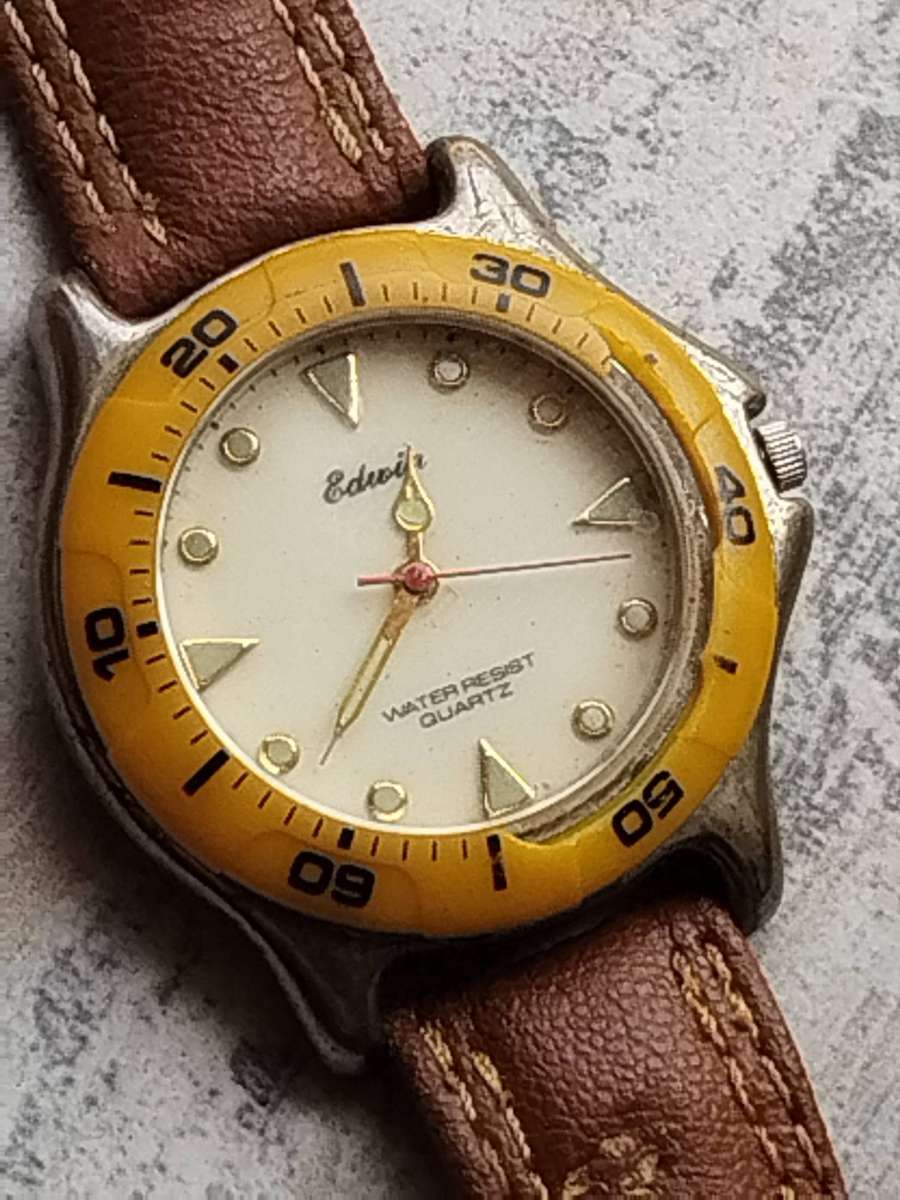 MENS EDWIN SPORTS WATCH IN EXCELLENT WORKING CONDITION