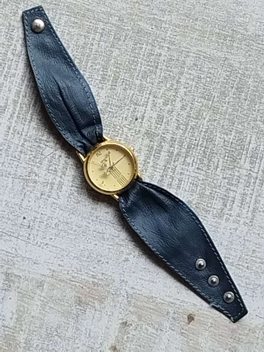 LADIES ELEGANT SIMEON GOLD WATCH IN EXCELLENT WORKING CONDITION