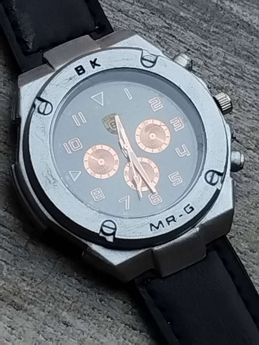 MENS FASHION BAISHA WATCH WITH HUGE 50MM DIAL IN EXCELLENT WORKING CONDITION