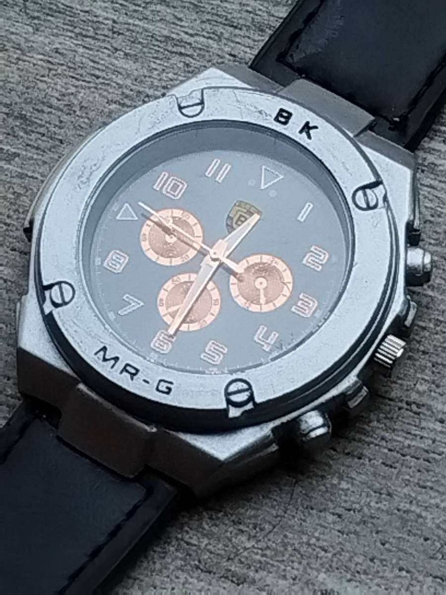 MENS FASHION BAISHA WATCH WITH HUGE 50MM DIAL IN EXCELLENT WORKING CONDITION