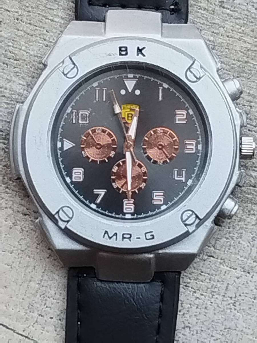 MENS FASHION BAISHA WATCH WITH HUGE 50MM DIAL IN EXCELLENT WORKING CONDITION