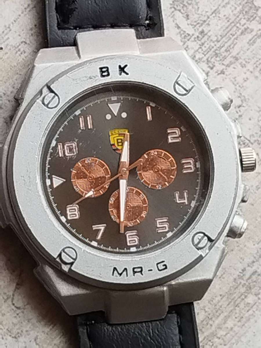 MENS FASHION BAISHA WATCH WITH HUGE 50MM DIAL IN EXCELLENT WORKING CONDITION