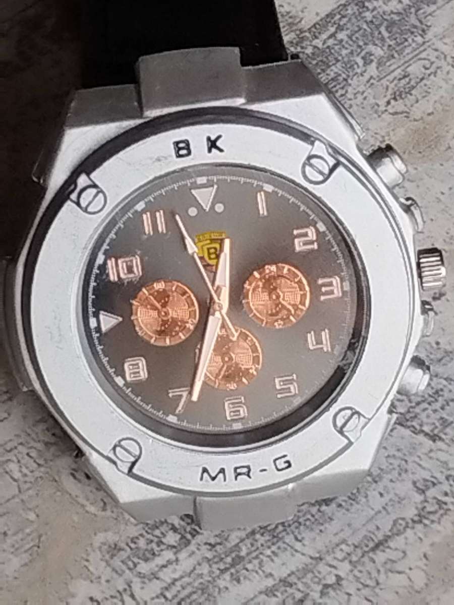 MENS FASHION BAISHA WATCH WITH HUGE 50MM DIAL IN EXCELLENT WORKING CONDITION