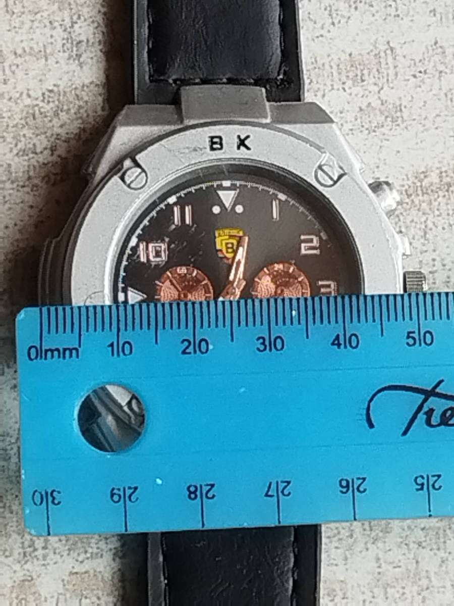 MENS FASHION BAISHA WATCH WITH HUGE 50MM DIAL IN EXCELLENT WORKING CONDITION