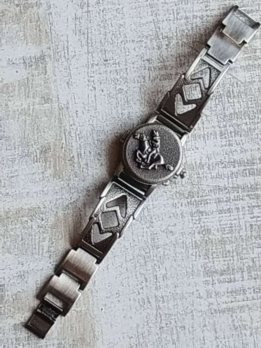 LADIES ZEBA ALL STEEL WATCH IN EXCELLENT WORKING CONDITION