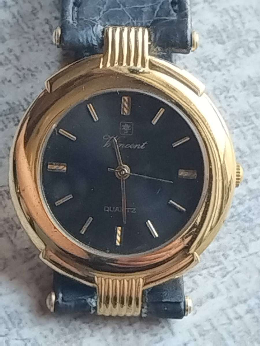 LADIES WINCENT GOLD WATCH IN EXCELLENT WORKING CONDITION