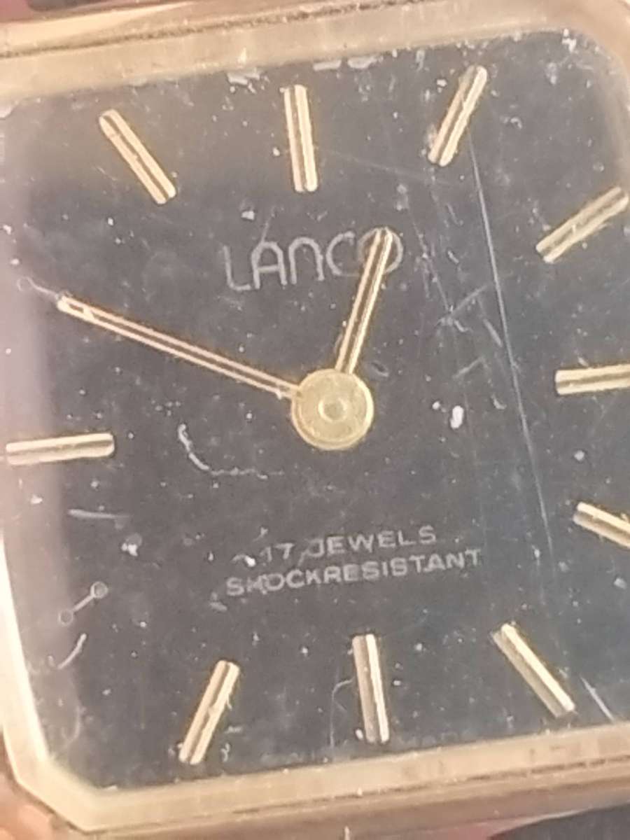 LADIES VINTAGE LANCO SWISS MADE 17 JEWELS WATCH IN WORKING CONDITION