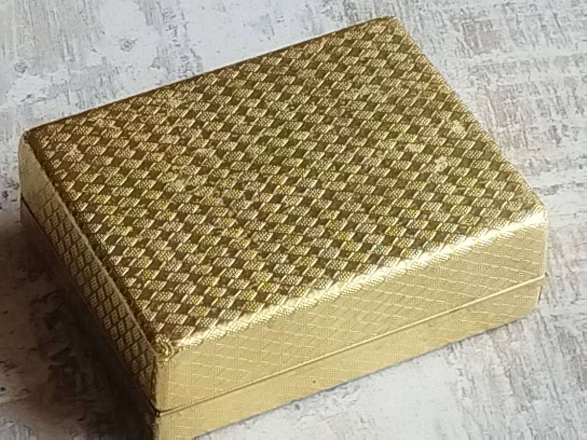 MENS VINTAGE CUFFLINKS 22CT GOLD CLAD MADE IN THE USA