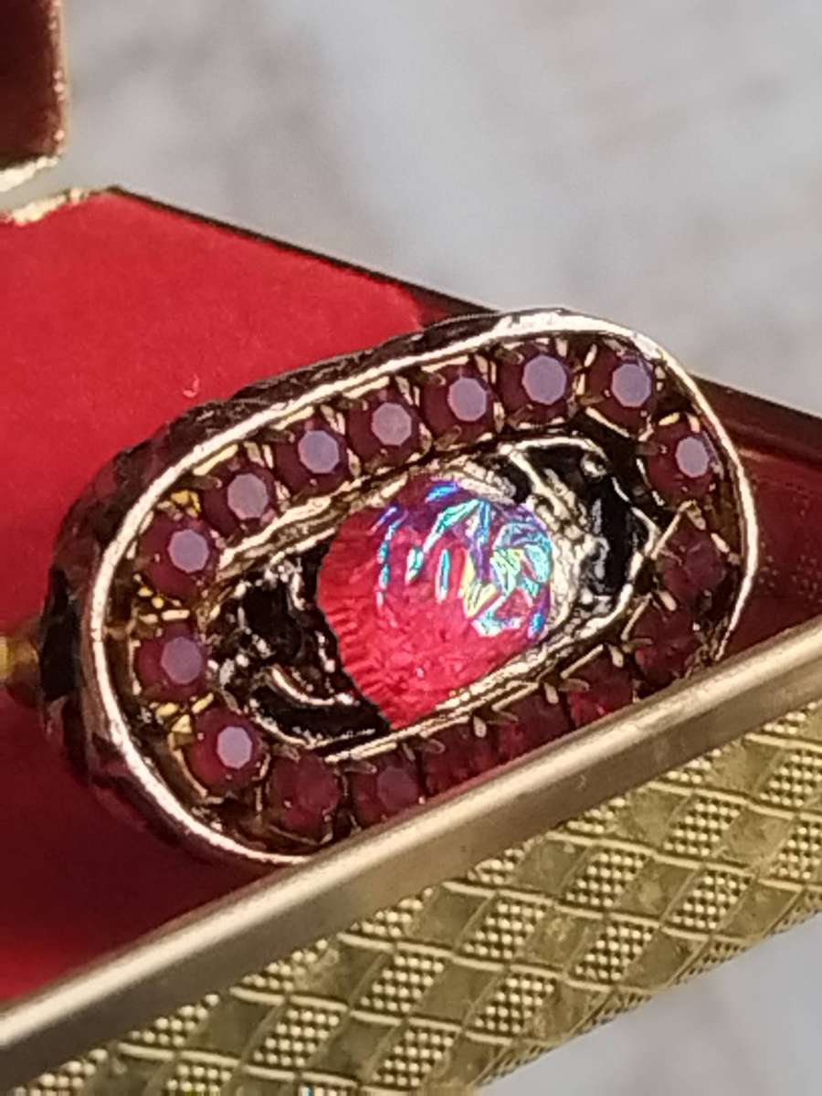 MENS VINTAGE CUFFLINKS 22CT GOLD CLAD MADE IN THE USA