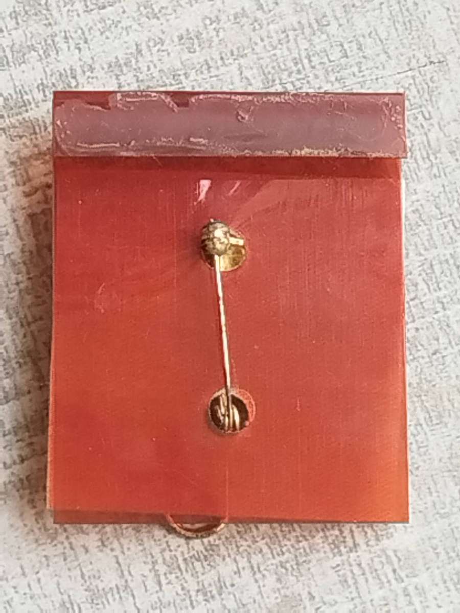 STUNNING LADIES VINTAGE UMBRELLA GOLD PLATED BROOCH