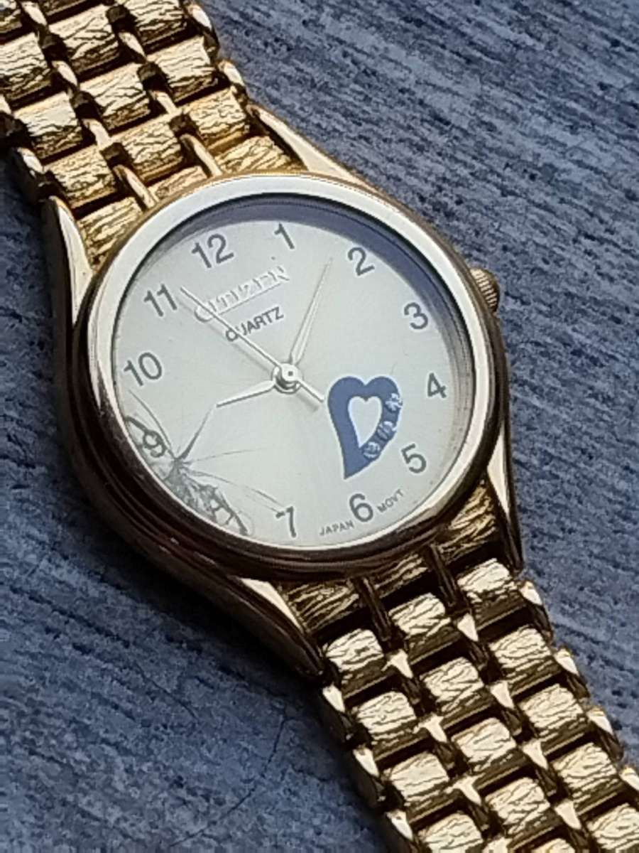 MENS VINTAGE CITIZEN GOLD WATCH IN EXCELLENT WORKING CONDITION
