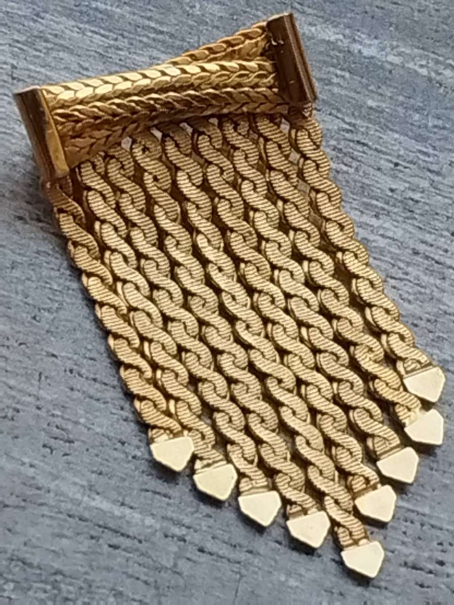 LADIES STUNNING VINTAGE GOLD BROOCH IN GREAT CONDITION