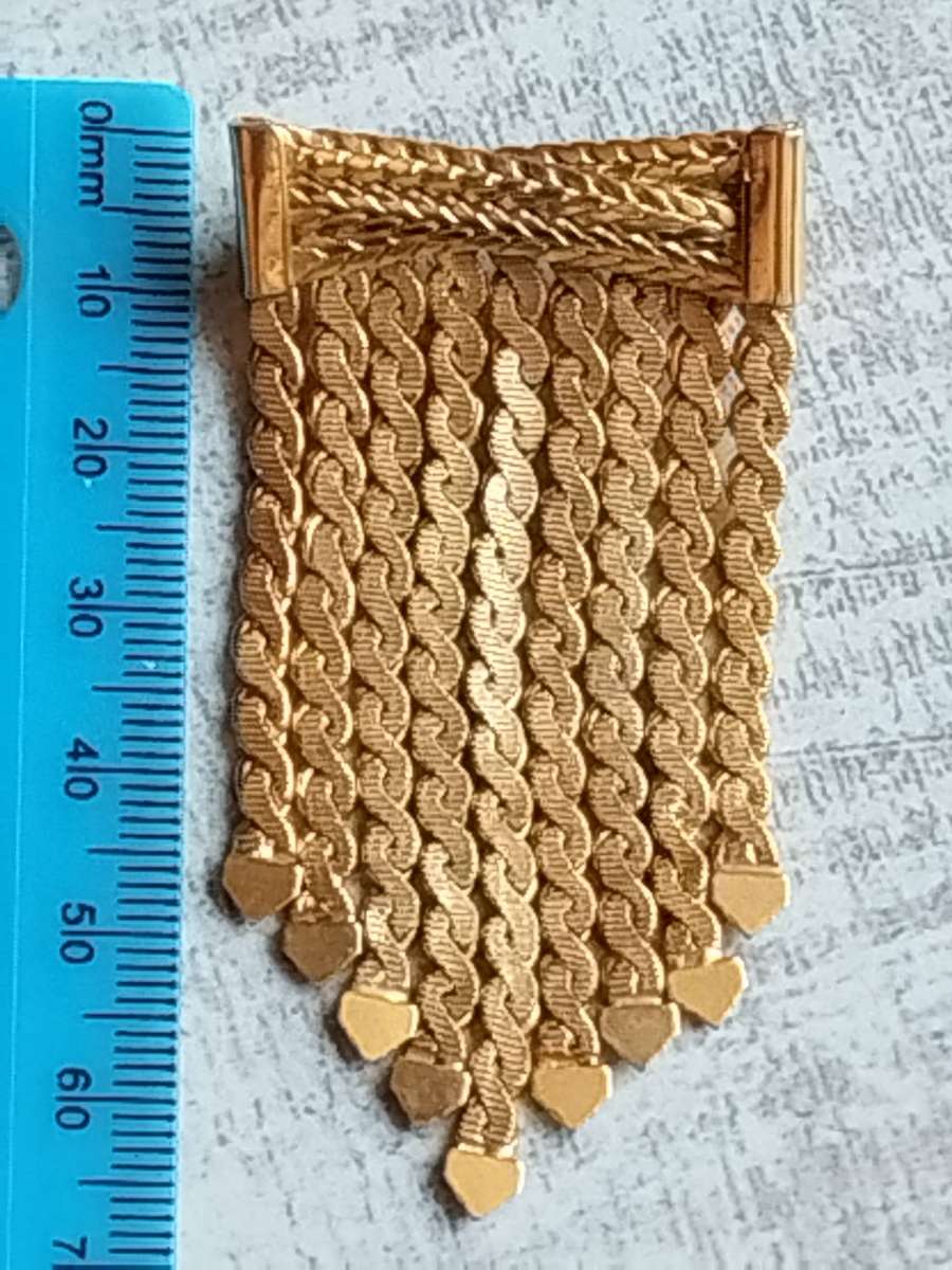 LADIES STUNNING VINTAGE GOLD BROOCH IN GREAT CONDITION