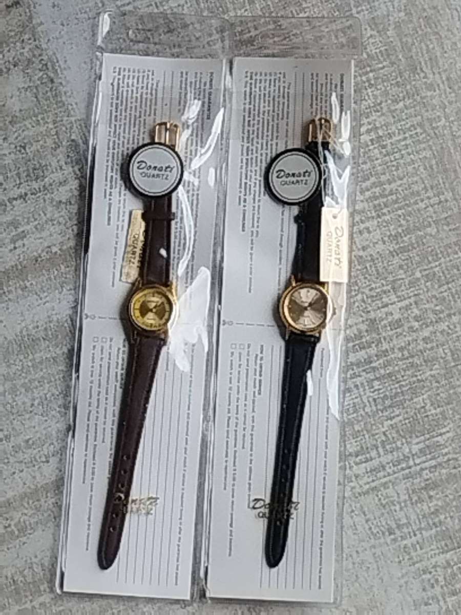LADIES DONATI WATCH SET BOTH IN EXCELLENT WORKING CONDITION - BIDDING FOR BOTH WATCHES