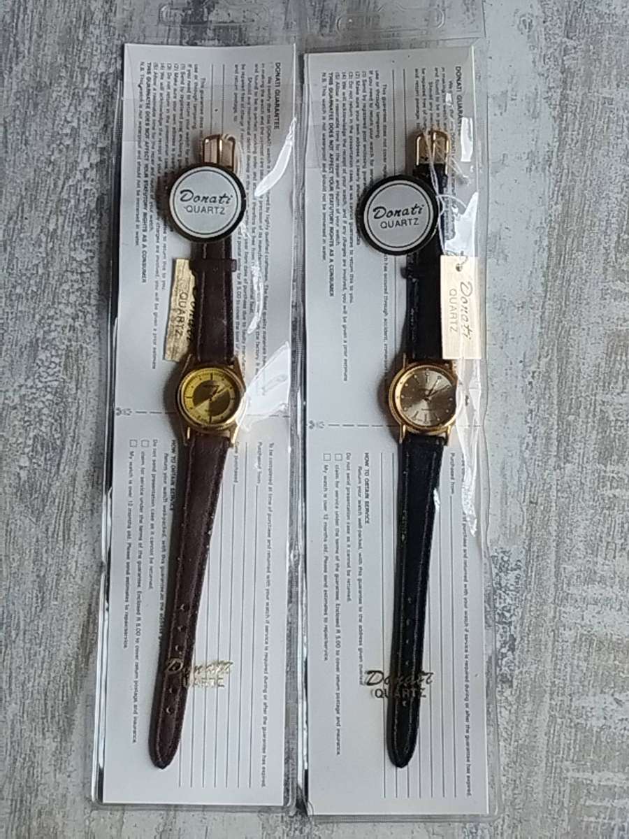 LADIES DONATI WATCH SET BOTH IN EXCELLENT WORKING CONDITION - BIDDING FOR BOTH WATCHES