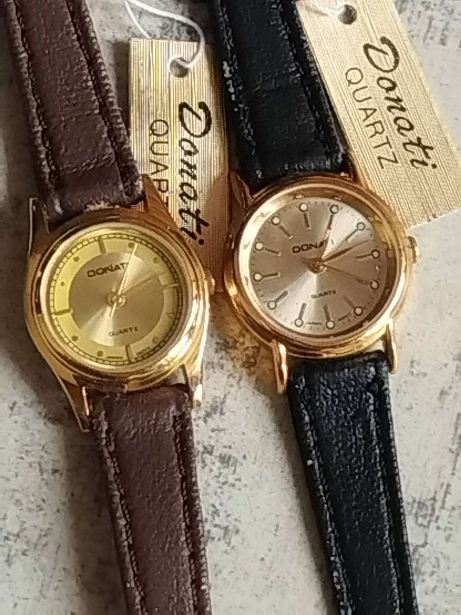 LADIES DONATI WATCH SET BOTH IN EXCELLENT WORKING CONDITION - BIDDING FOR BOTH WATCHES