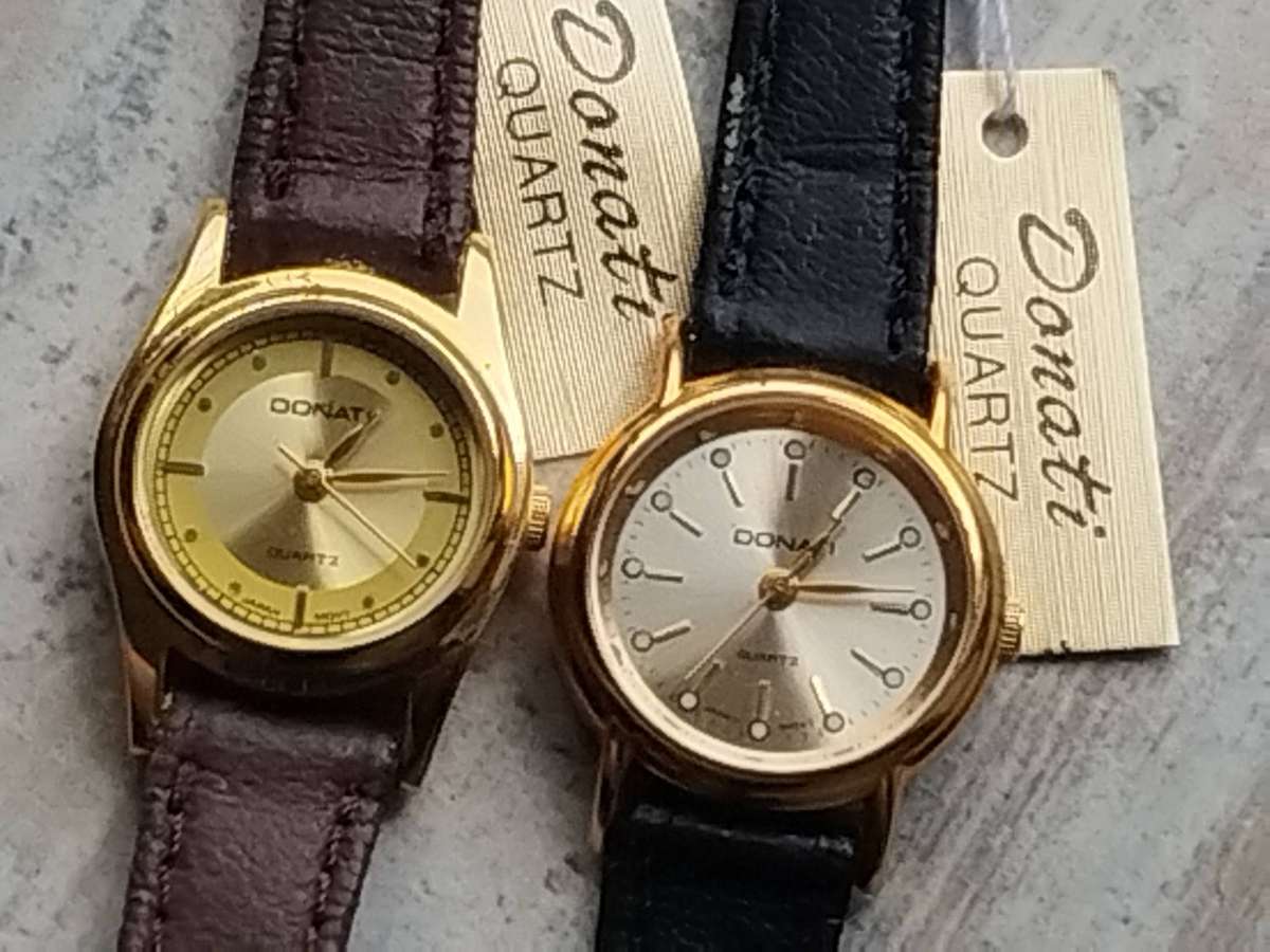 LADIES DONATI WATCH SET BOTH IN EXCELLENT WORKING CONDITION - BIDDING FOR BOTH WATCHES