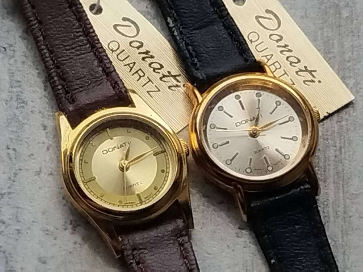 LADIES DONATI WATCH SET BOTH IN EXCELLENT WORKING CONDITION - BIDDING FOR BOTH WATCHES