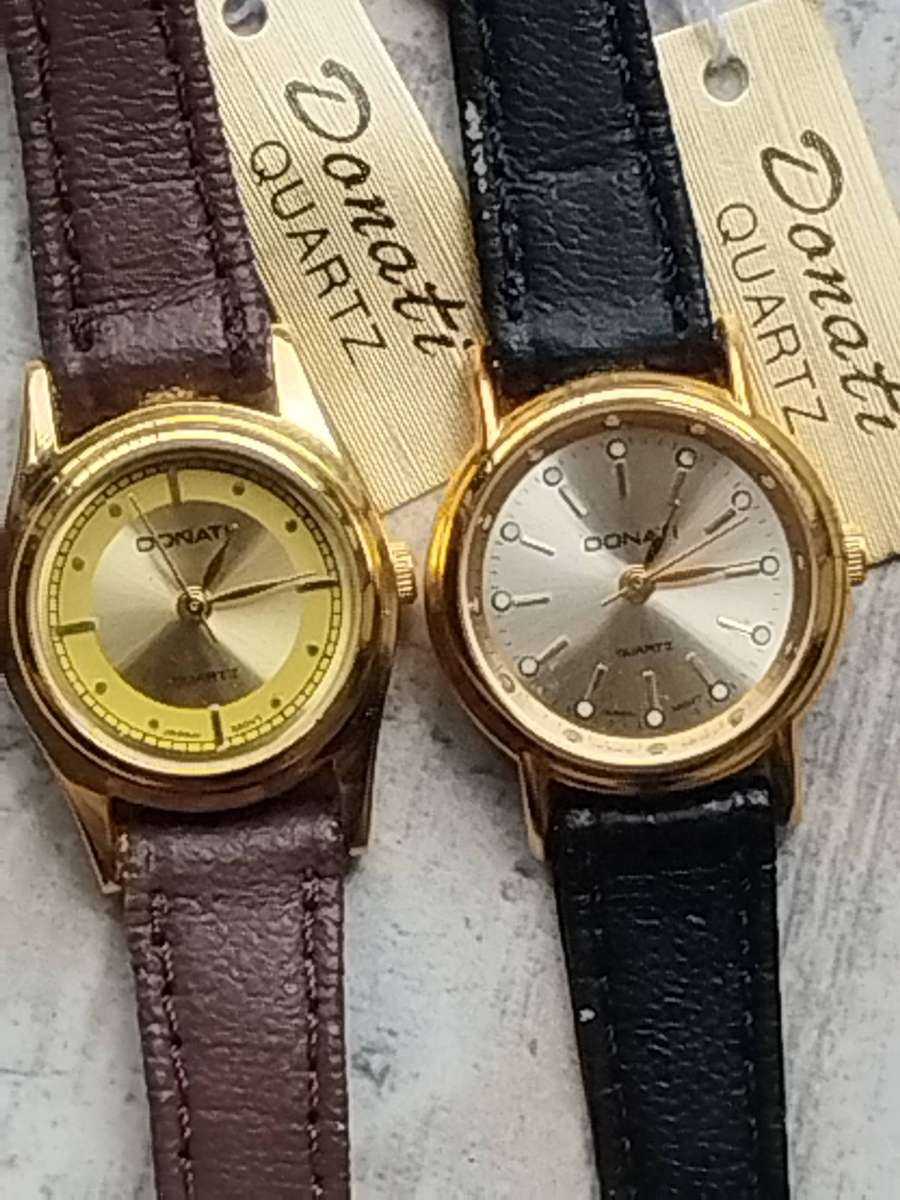 LADIES DONATI WATCH SET BOTH IN EXCELLENT WORKING CONDITION - BIDDING FOR BOTH WATCHES