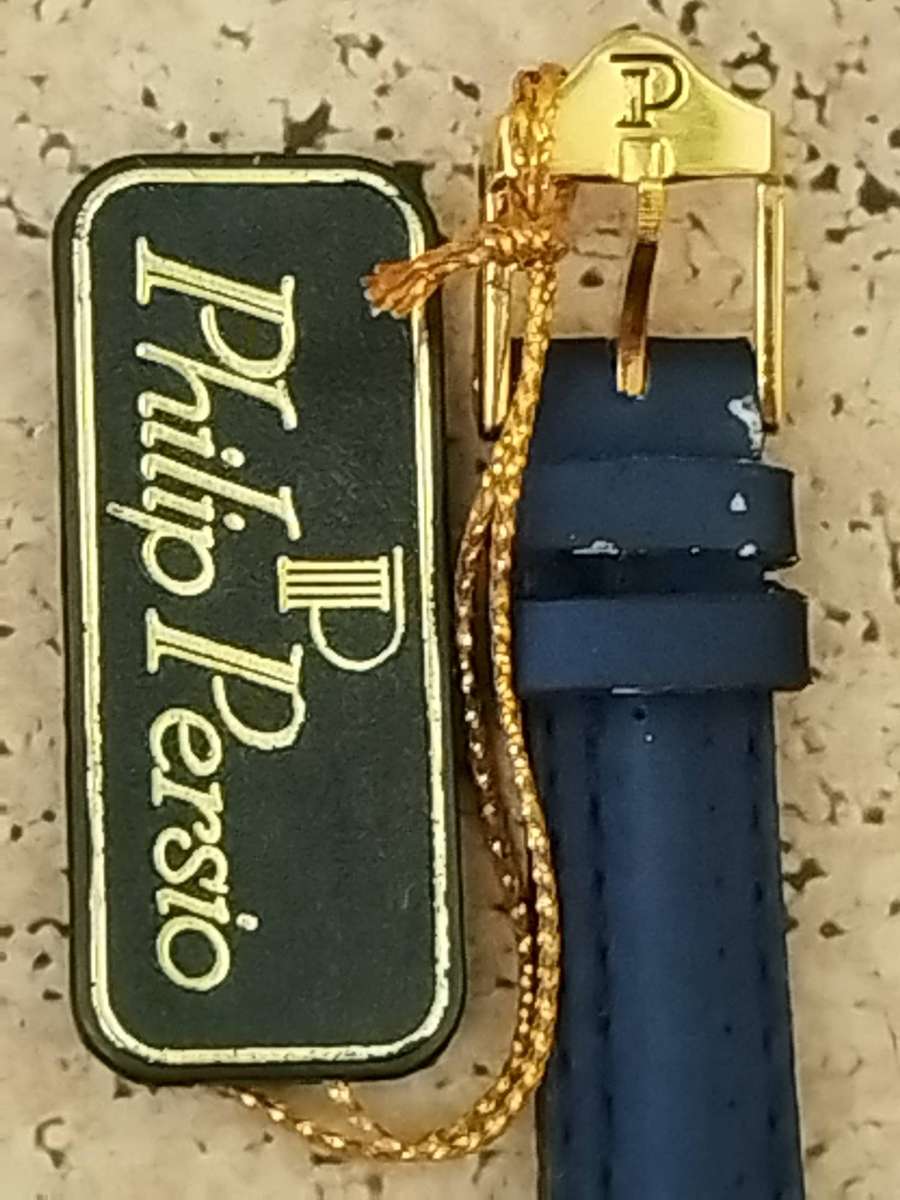 LADIES ELEGANT GOLD PHILIP PERSIO WATCH IN EXCELLENT WORKING CONDITION