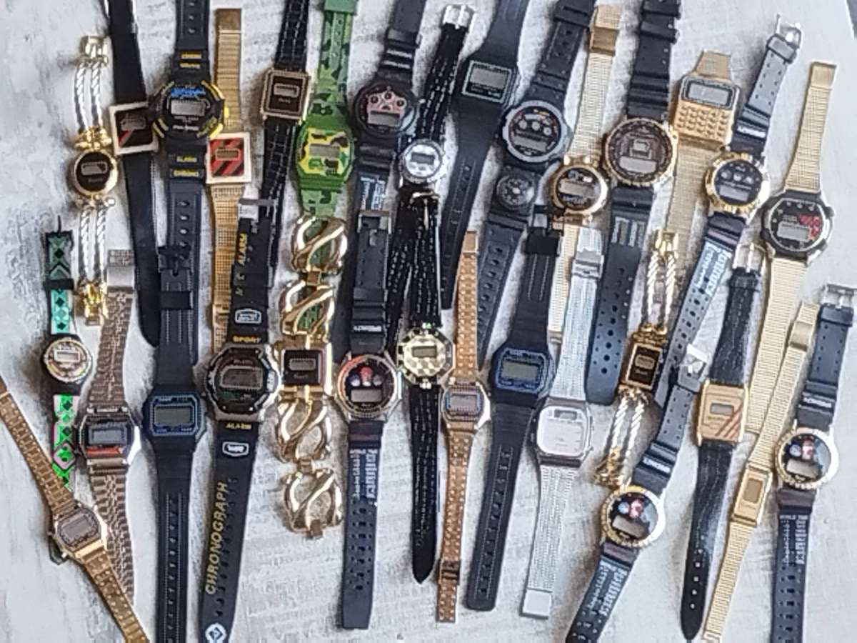 BULK DIGITAL WATCH COLLECTION BIDDING FOR ALL 31 WATCHES