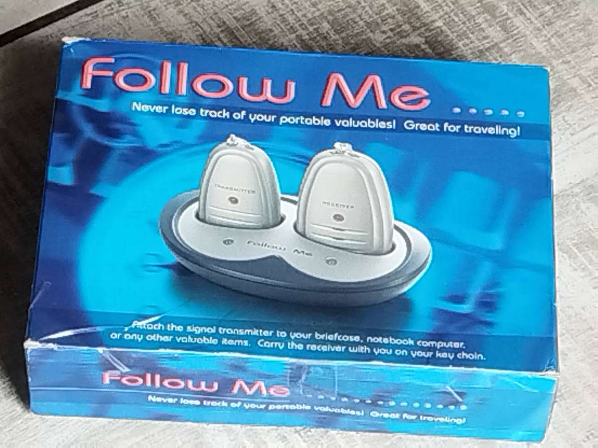 FOLLOW ME ELECTRONIC MONITORING SYSTEM DX-147 - STILL UNUSED IN BOX