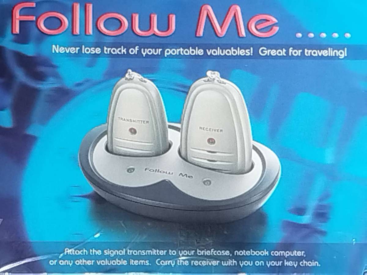 FOLLOW ME ELECTRONIC MONITORING SYSTEM DX-147 - STILL UNUSED IN BOX
