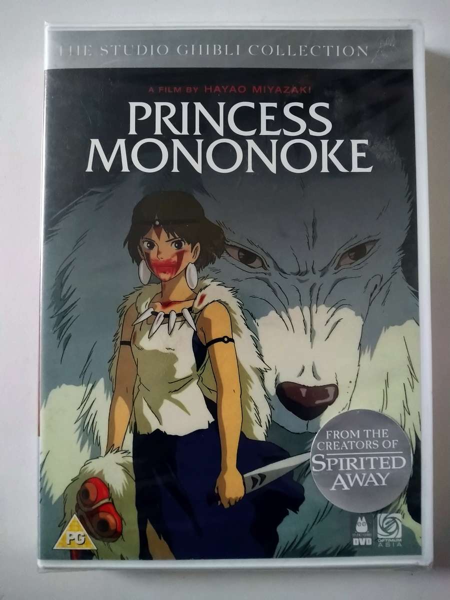 Studio Ghibli Princess Mononoke Dvd Sealed