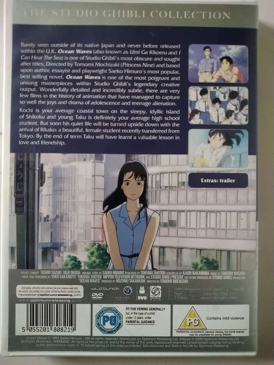 Studio Ghibli Ocean Waves Dvd