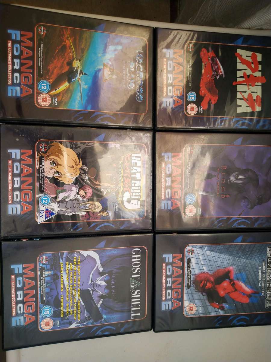 Manga Force Collection Dvd Original