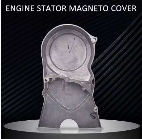 Pit Dirt Bike Left Engine Stator Cover Casing Case Black for 90cc/110cc/125cc/140cc