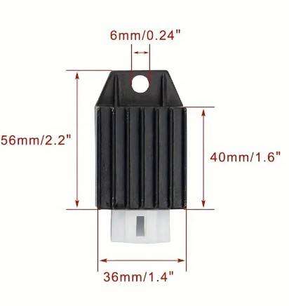 Motorcycle/ATV Rectifier 12V 4 Pin Voltage Regulator Rectifier  For 50cc 70 90 110cc 125cc engines