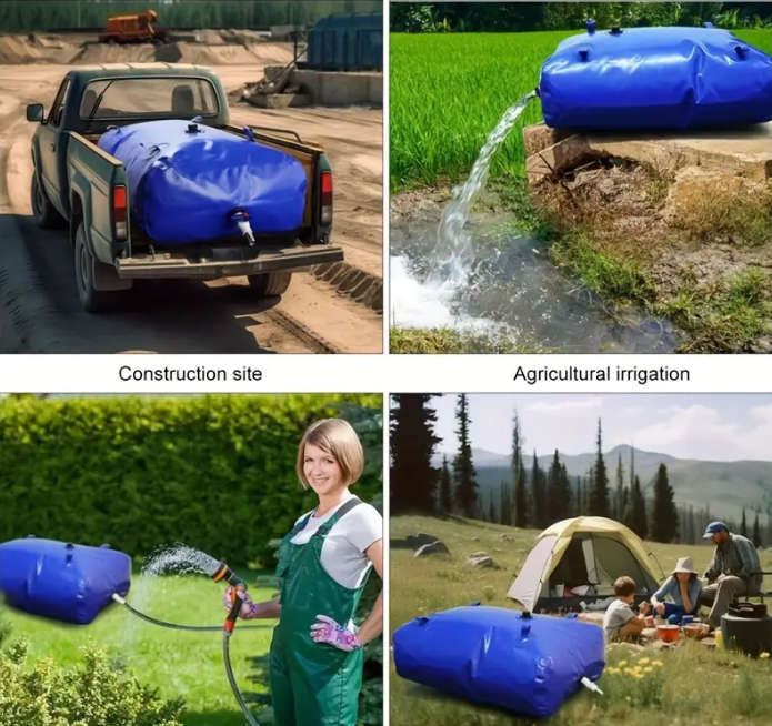 Super Big Water Container, Portable 1000L  With PVC Ball Valve