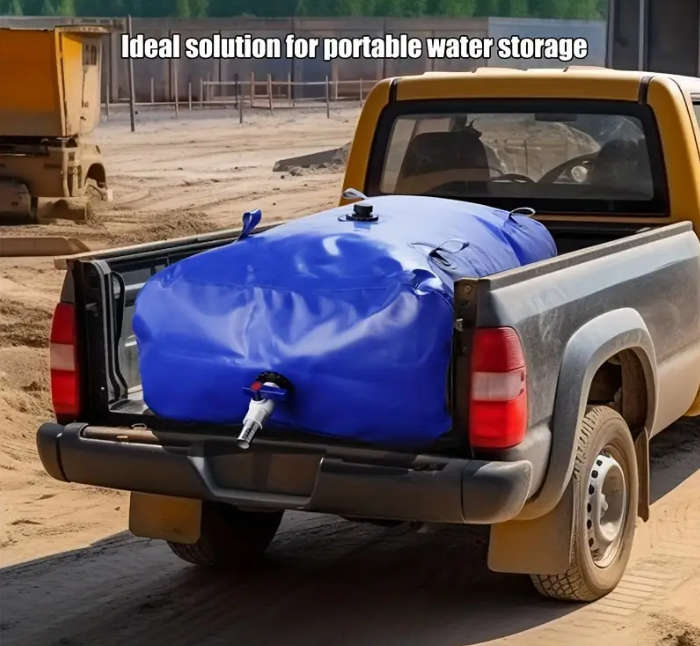 Super Big Water Container, Portable 1000L  With PVC Ball Valve