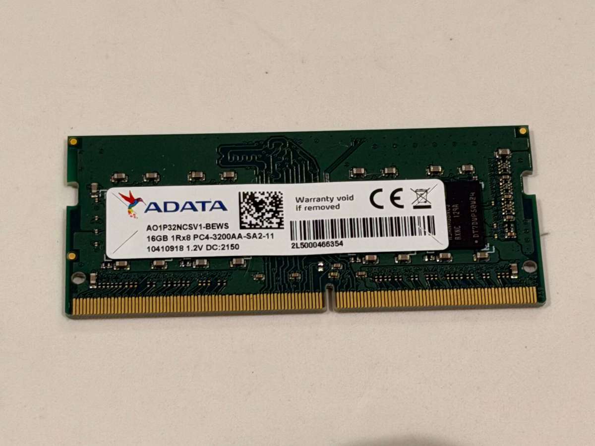 16GB DDR4 3200Mhz laptop memory